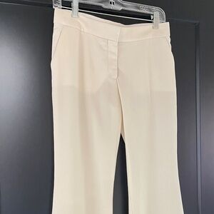 Stella McCartney Elegant Cream Flare Trousers